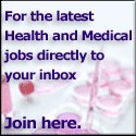 Health and medical jobs by email button