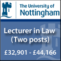 Lecturer in Law (Two posts)