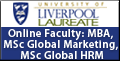 Online Faculty: MBA, MSc Global Marketing, MSc Global HRM
