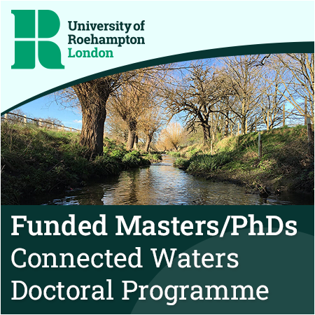 Funded Masters and PhD Scholarships through The Connected Waters Leverhulme Doctoral programme
