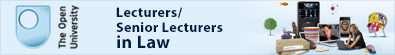 4 x lecturer / senior lecturer in law