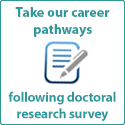 Take our post-PhD career pathways survey!
