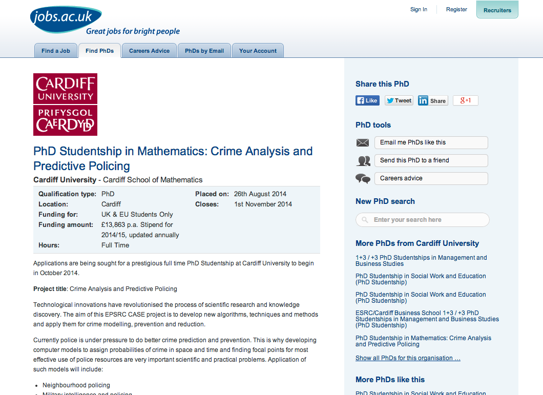 job advertisement example