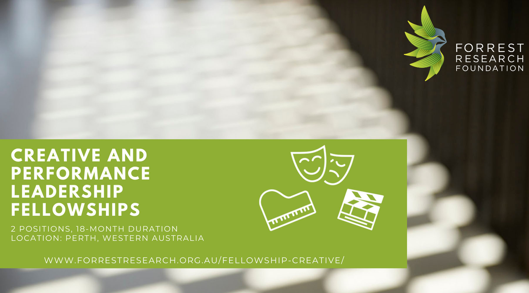 Forrest Research Foundation Earlycareer Creative & Performance
