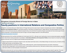 Georgetown University School of Foreign Service in Qatar