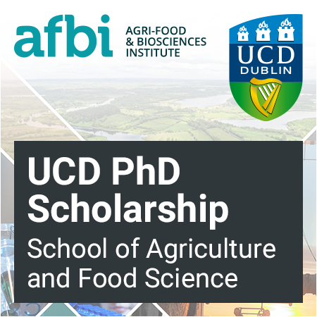 Agri-Food and Biosciences Institute (AFBI) - UCD PhD Scholarship