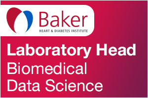 Baker Heart and Diabetes Institute - Laboratory Head in Biomedical Data Science