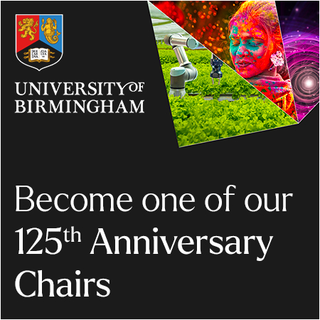 University of Birmingham - 125th Anniversary Chair