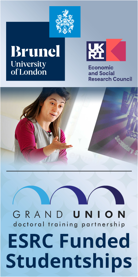 Brunel University London - ESRC-funded Grand Union Doctoral Training Partnership (GUDTP) 