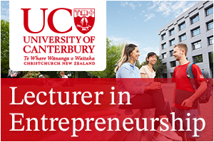 University Canterbury - Lecturer / Senior Lecturer in Entrepreneurship
