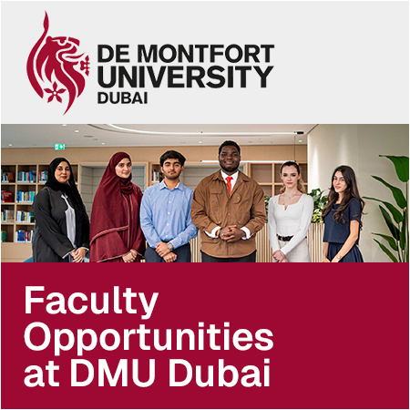 De Montfort University Dubai - Faculty positions