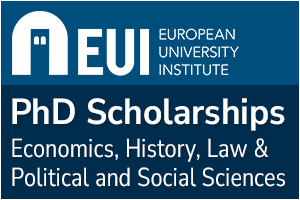 EUI - PhD Scholarships in Economics, History, Law and Political and Social Sciences