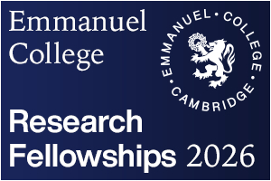University of Cambridge - Emmanuel College Research Fellowships 2025 