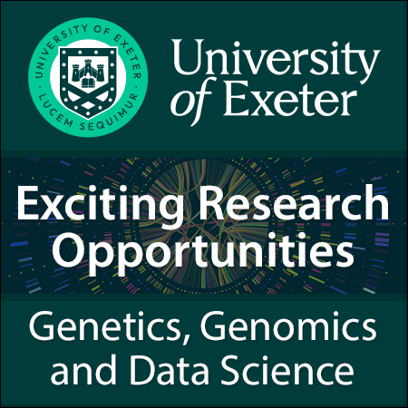 Genetics, Genomics and Data Science Research Positions - Graduate, Postdoctoral and Senior