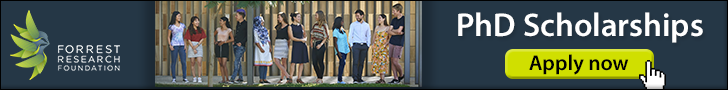 Forrest PhD Scholarships