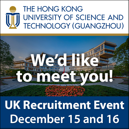 HKUST(GZ) UK Recruitment Event - Dec. 15 and 16