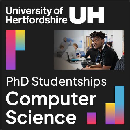 University of Hertfordshire- PhD Studentships in Computer Science