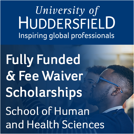 University of Huddersfield - Fee Waiver Scholarships