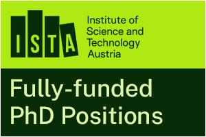 Institute of Science and Technology Austria - Fully-funded PhD Positions