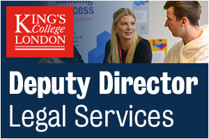 King's College London - Deputy Director Legal Services