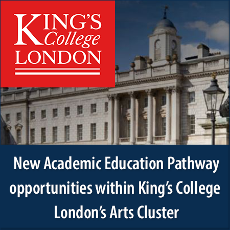 New Academic Education Pathway opportunities within King’s College London’s Arts Cluster
