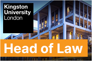 Kingston University - Head of Department of Law & Associate Professor / Professor