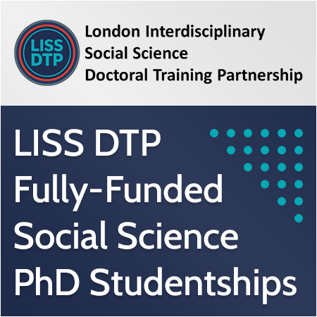 King's College London - LISS DTP Fully-Funded Social Science PhD Studentships
