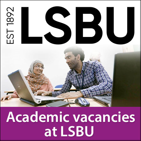 Academic vacancies at LSBU