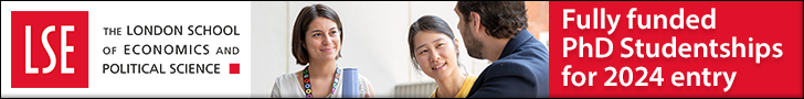 LSE PhD Studentships for 2024
