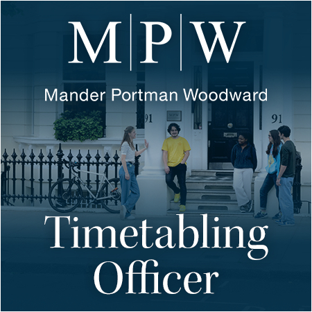 Mander Portman Woodward - Timetabling Officer