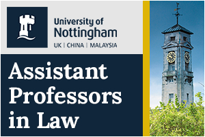University of Nottingham - Assistant Professor (multiple positions)