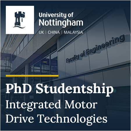 University of Nottingham - PhD Studentship - Sustainable Multi-Sector Electrification Using Advanced