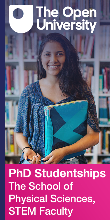 The Open University - PhD Studentships at The School of Physical Sciences, STEM Faculty
