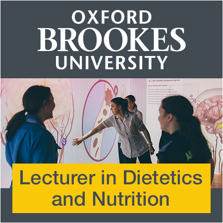 Lecturer in Dietetics and Nutrition