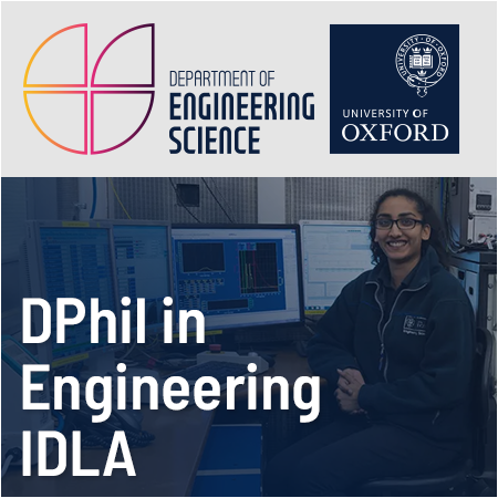 University of Oxford- PhD Studentship : DPhil in Engineering IDLA: Isogeometric Modelling of High-ra