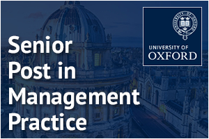University of Oxford -  Senior Fellow of Management Practice - Leadership