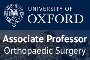 University of Oxford - Associate Professorship of Orthopaedic Surgery