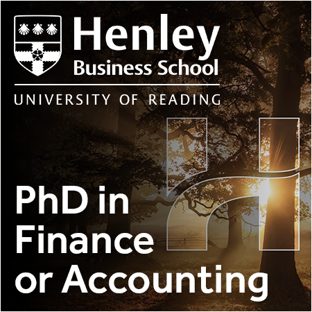 University of Reading - PhD in Finance or Accounting