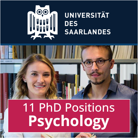 Saarland University - 11 PhD positions in Research Training Group on Self-Regulation (Psychology)