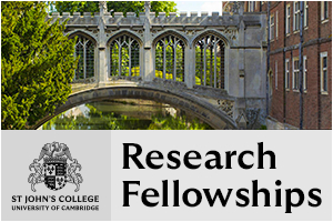 St John's College, Cambridge - Research Fellowship Competition 2027