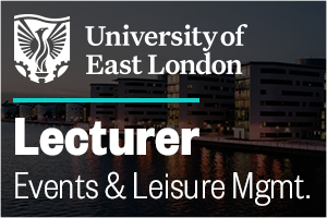 Lecturer/Senior Lecturer in Events & Leisure Management
