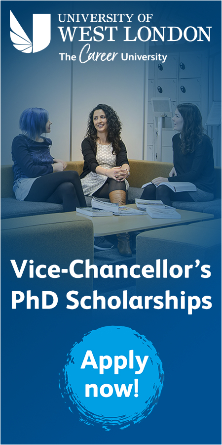 University of West London - The Vice-Chancellor’s PhD Scholarships