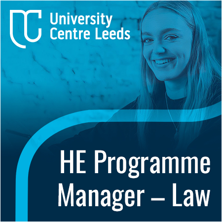 HE Programme Manager - Law