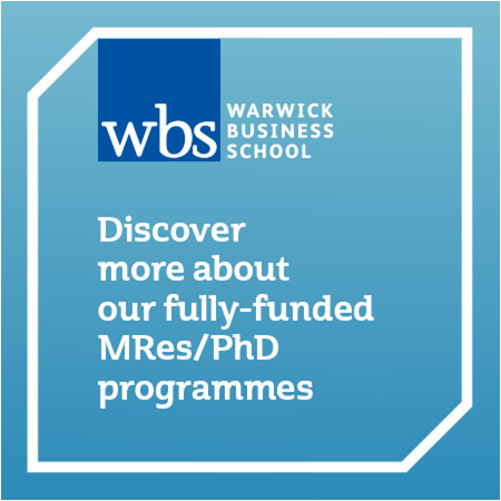 Discover Warwick Business School’s fully-funded PhD programmes