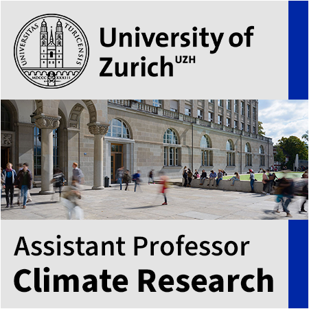 University of Zurich - Assistant Professorship Tenure Track for Climate Research