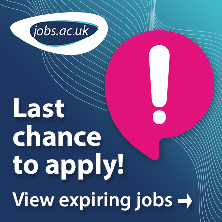 jobs.ac.uk - Last Chance to Apply 