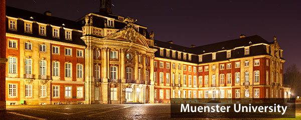 Image of Muenster University at night