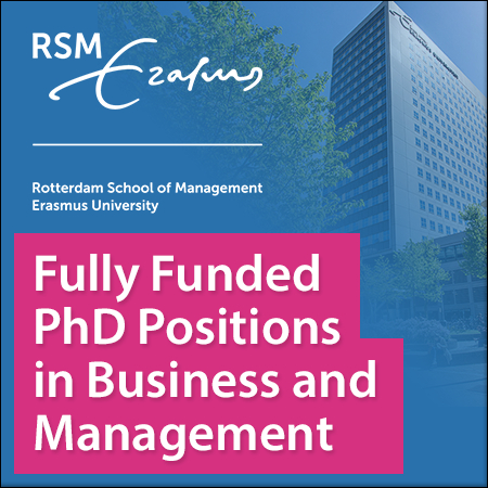 Fully Funded PhD Positions in Business and Management