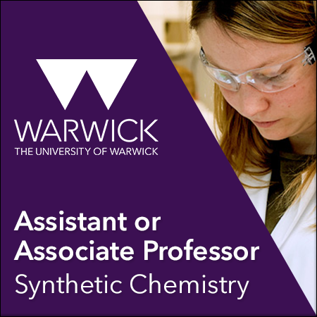 Assistant or Associate Professor in Synthetic Chemistry X2 (108807-0224)